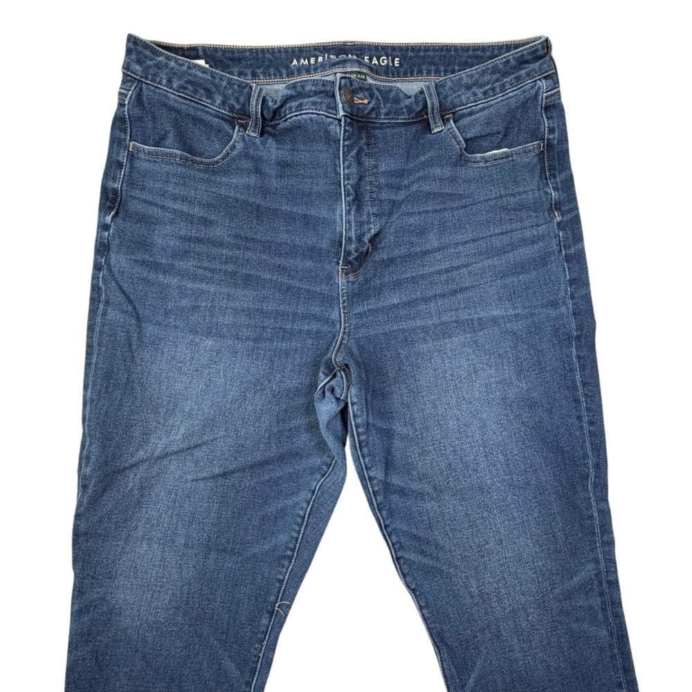 American Eagle Super High-Rise Jegging 16 Dark Blue The Dream Jean Stretch